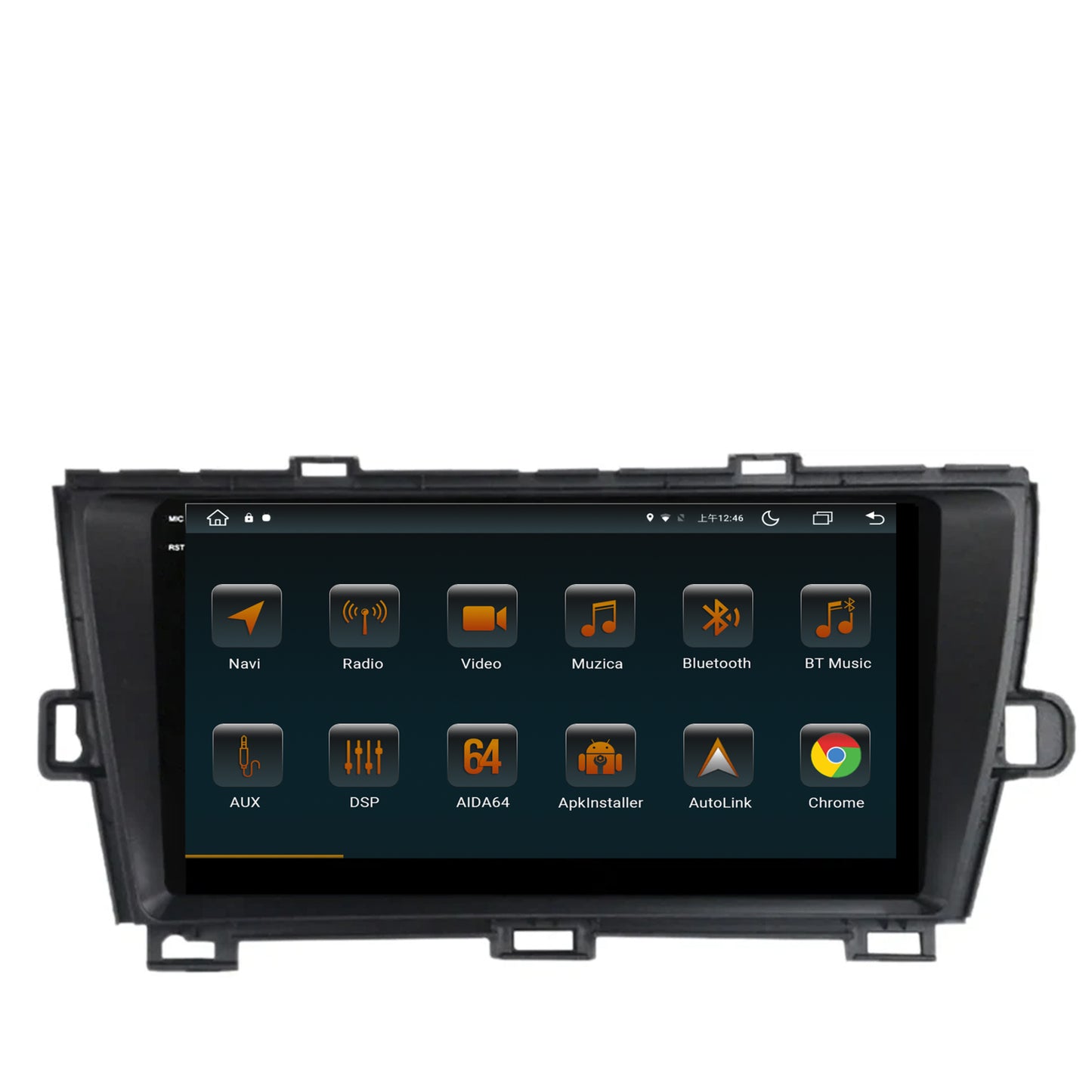 Navigatie Toyota Prius (2009-2014), Android , V-Octacore / 4GB RAM + 64GB ROM, 9.5 Inch - AD-BGV9004+AD-BGRKIT089-B