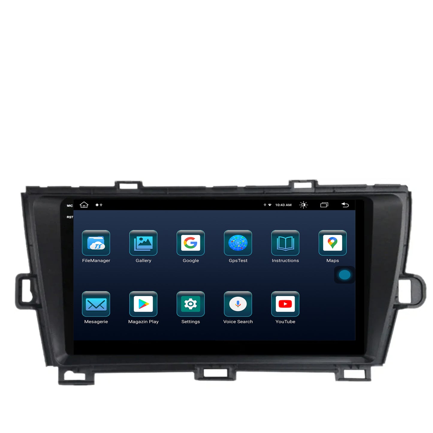 Navigatie Toyota Prius (2009-2014), Android, X-Octacore / 8GB RAM + 256GB ROM, 9.5 Inch - AD-BGX9008+AD-BGRKIT089-B