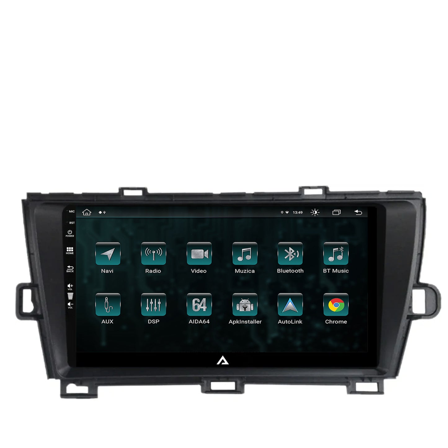 Navigatie Toyota Prius (2009-2014), Android, Z-Octacore / 8GB RAM + 256GB ROM, 9 Inch - AD-BGZ9008+AD-BGRKIT089-B