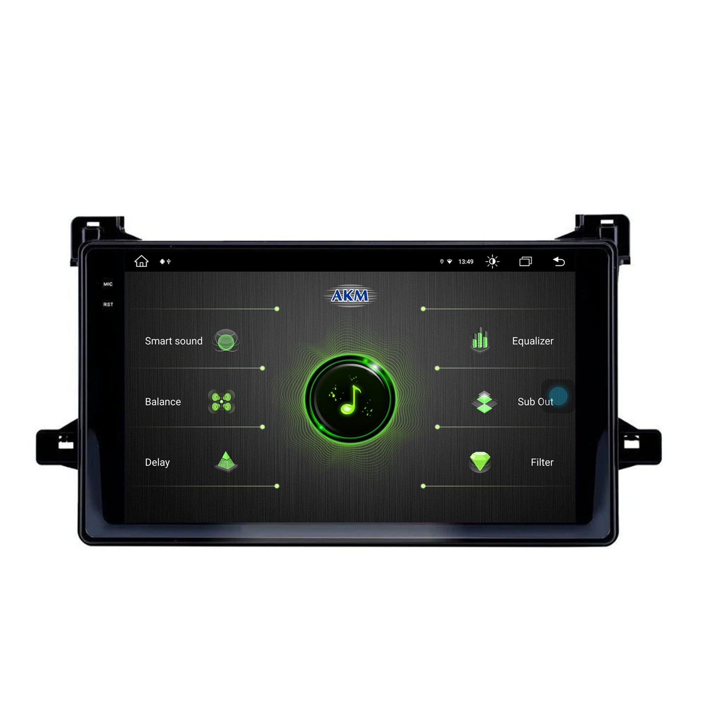 Navigatie Toyota Prius (2015+), Android, V-Octacore / 4GB RAM + 64GB ROM, 9.5 Inch - AD-BGV9004+AD-BGRKIT097