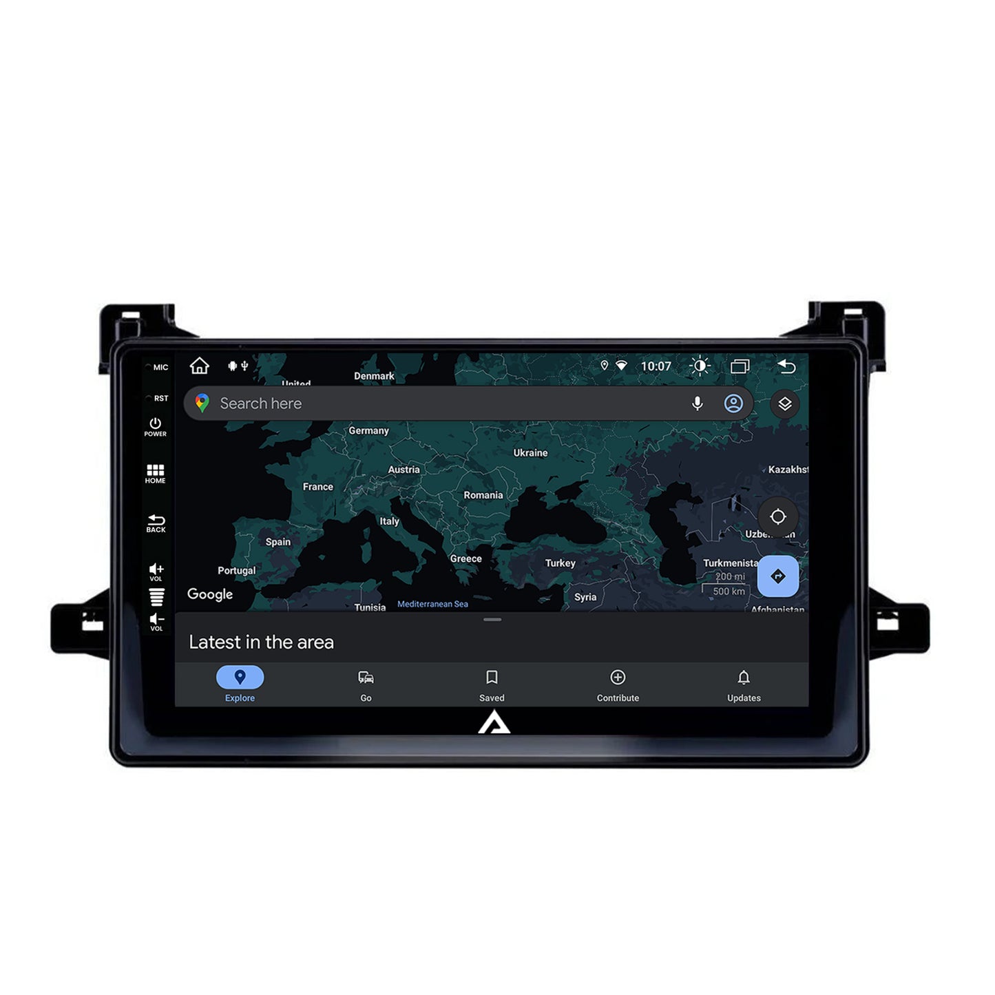 Navigatie Toyota Prius (2015+), Android, Z-Octacore / 8GB RAM + 256GB ROM, 9 Inch - AD-BGZ9008+AD-BGRKIT097