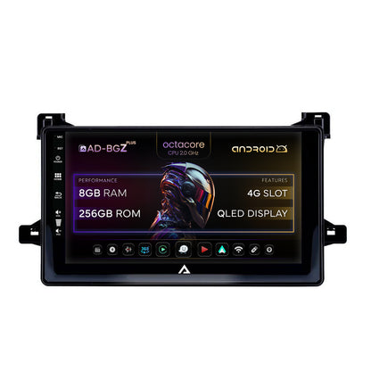 Navigatie Toyota Prius (2015+), Android, Z-Octacore / 8GB RAM + 256GB ROM, 9 Inch - AD-BGZ9008+AD-BGRKIT097