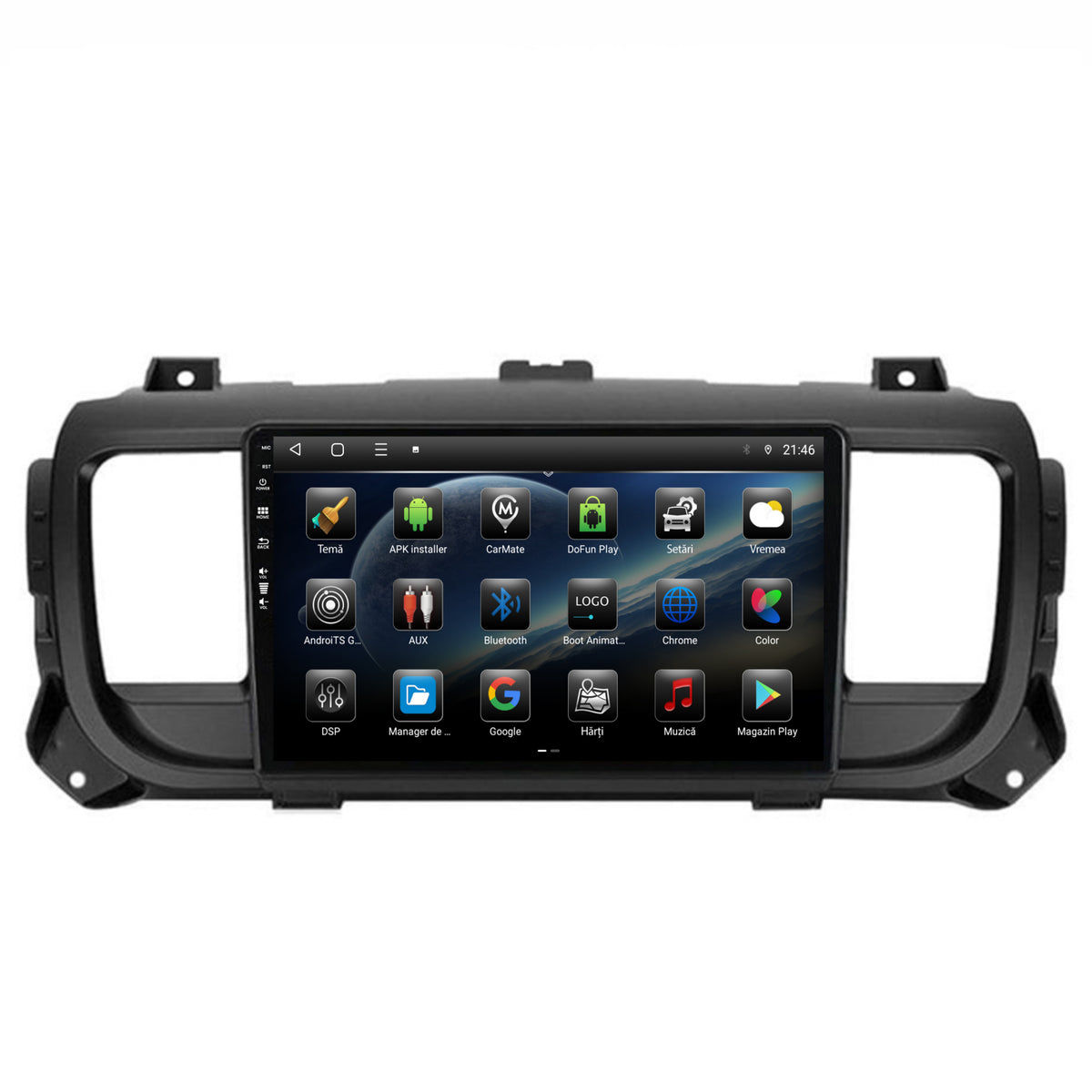 Navigatie Toyota Proace (2016+), Android, E-Octacore / 2GB RAM + 32GB ROM, 9 Inch - AD-BGE9002+AD-BGRKIT065V2