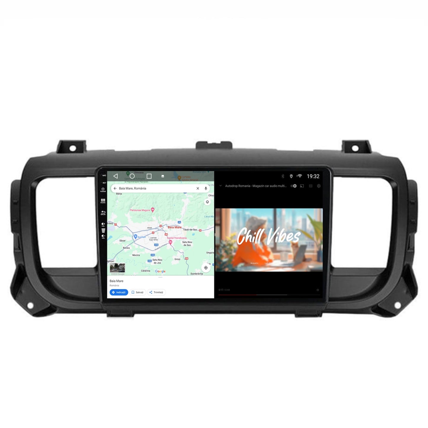 Navigatie Toyota Proace (2016+), Android, A-Octacore / 4GB RAM + 64GB ROM, 9 Inch - AD-BGA9004+AD-BGRKIT065V2