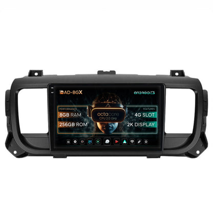 Navigatie Toyota Proace (2016+), Android, X-Octacore / 8GB RAM + 256GB ROM, 9.5 Inch - AD-BGX9008+AD-BGRKIT065V2