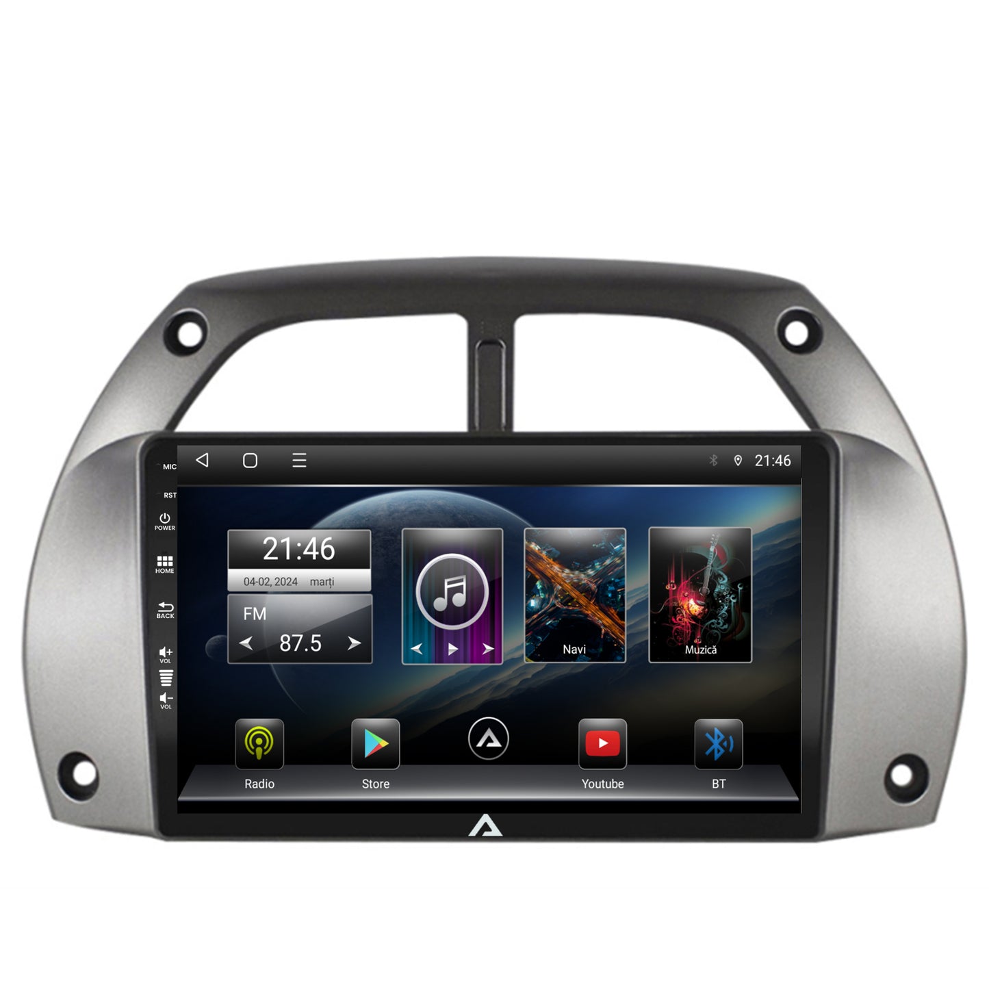 Navigatie Toyota RAV4 (2001-2006), Android, P-Octacore / 2GB RAM + 32GB ROM, 9 Inch - AD-BGP9002+AD-BGRKIT109