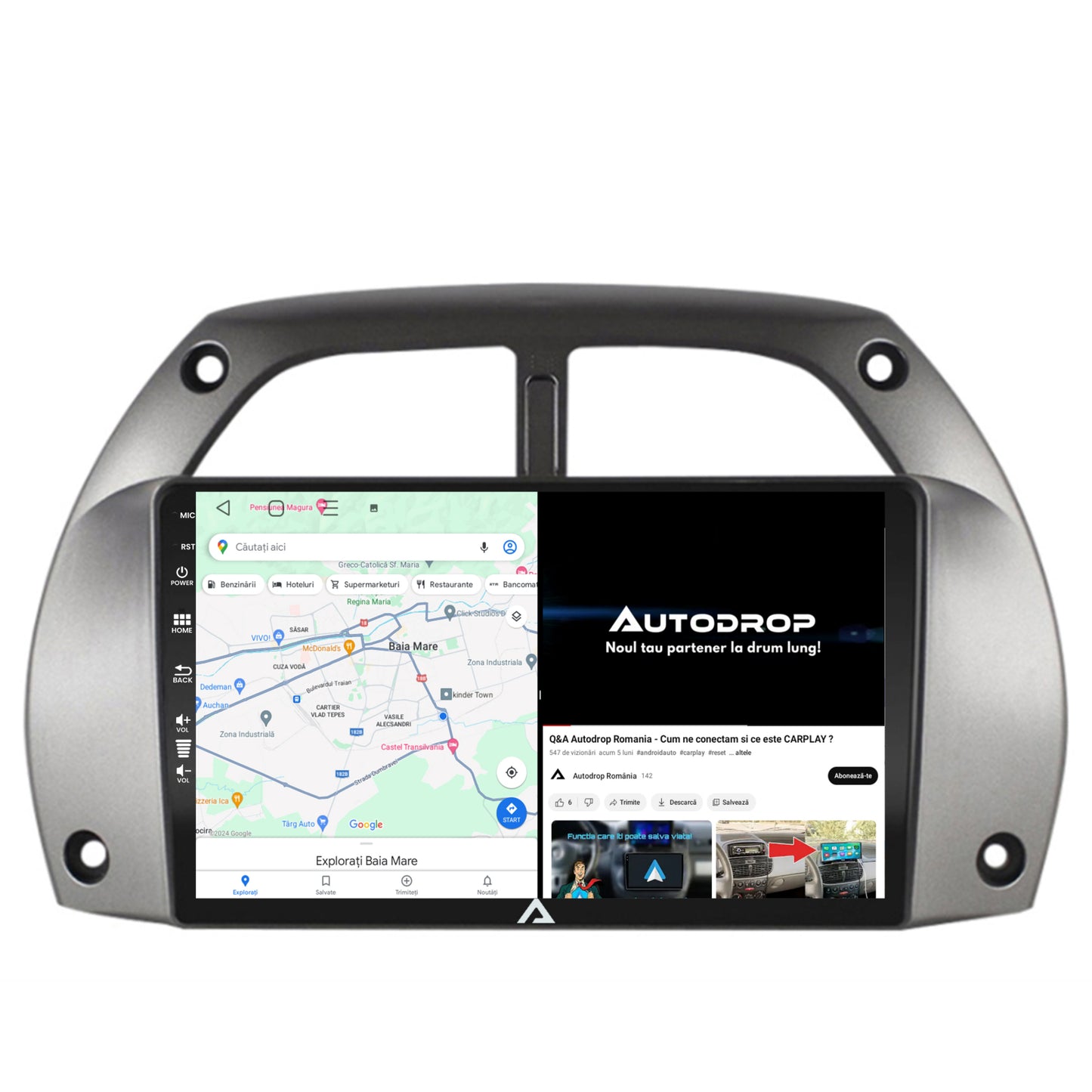 Navigatie Toyota RAV4 (2001-2006), Android, P-Octacore / 2GB RAM + 32GB ROM, 9 Inch - AD-BGP9002+AD-BGRKIT109
