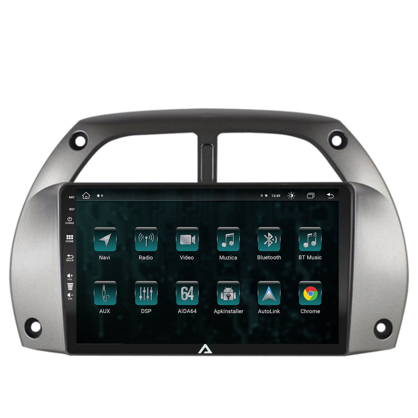 Navigatie Toyota RAV4 (2001-2006), Android, Z-Octacore / 8GB RAM + 256GB ROM, 9 Inch - AD-BGZ9008+AD-BGRKIT109