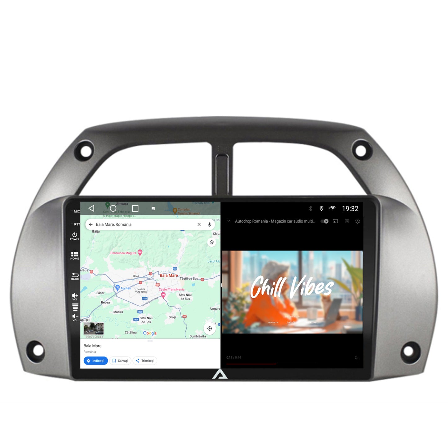 Navigatie Toyota RAV4 (2001-2006), Android, A-Octacore / 4GB RAM + 64GB ROM, 9 Inch - AD-BGA9004+AD-BGRKIT109