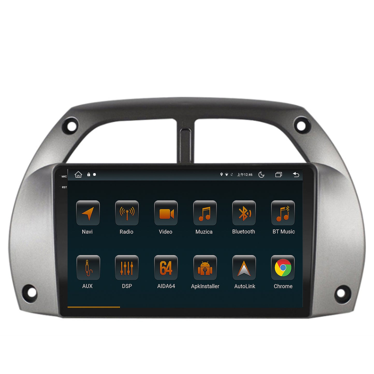 Navigatie Toyota RAV4 (2001-2006), Android, V-Octacore / 4GB RAM + 64GB ROM, 9.5 Inch - AD-BGV9004+AD-BGRKIT109