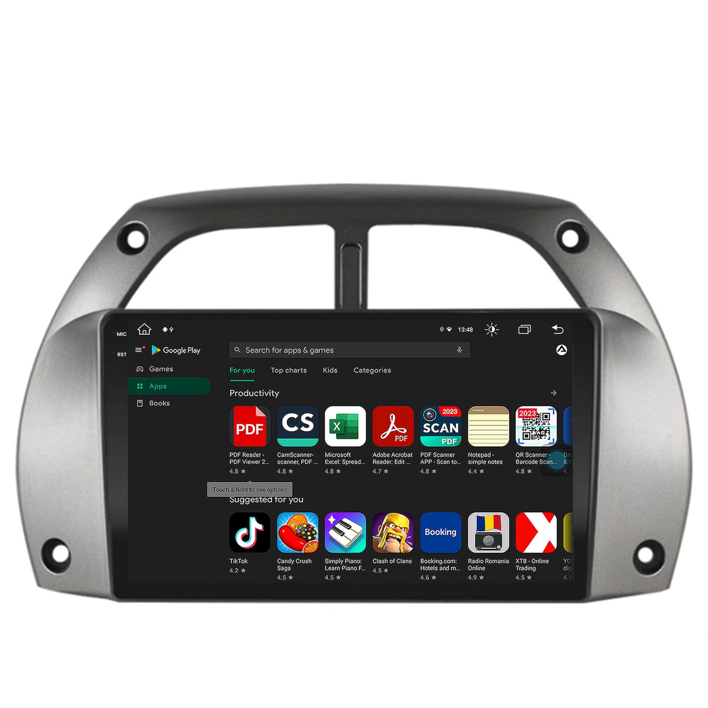 Navigatie Toyota RAV4 (2001-2006), Android, X-Octacore / 8GB RAM + 256GB ROM, 9.5 Inch - AD-BGX9008+AD-BGRKIT109