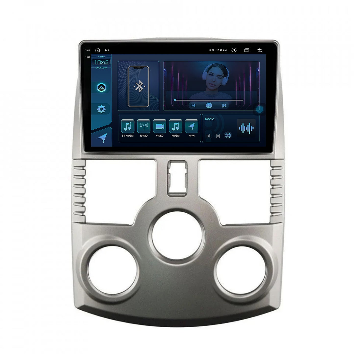 Navigatie Daihatsu Terios (2005+), Android, X-Octacore / 8GB RAM + 256GB ROM, 9.5 Inch - AD-BGX9008+AD-BGRKIT109V3