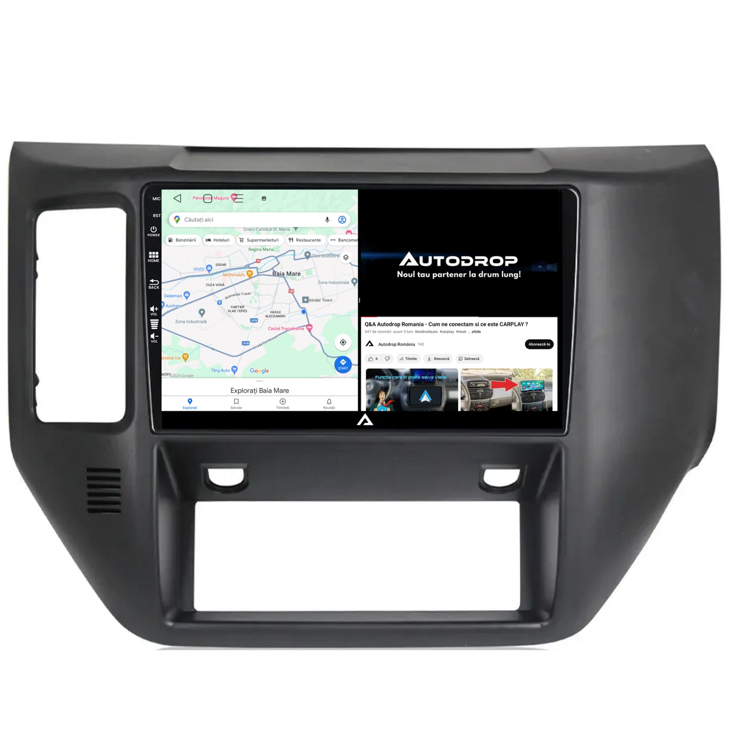 Navigatie Nissan Patrol (2004-2012), Android, P-Octacore / 2GB RAM + 32GB ROM, 9 Inch - AD-BGP9002+AD-BGRKIT166V2