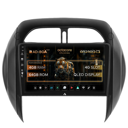 Navigatie Toyota RAV4 (2003-2005), Android, A-Octacore / 4GB RAM + 64GB ROM, 9 Inch - AD-BGA9004+AD-BGRKIT109V4