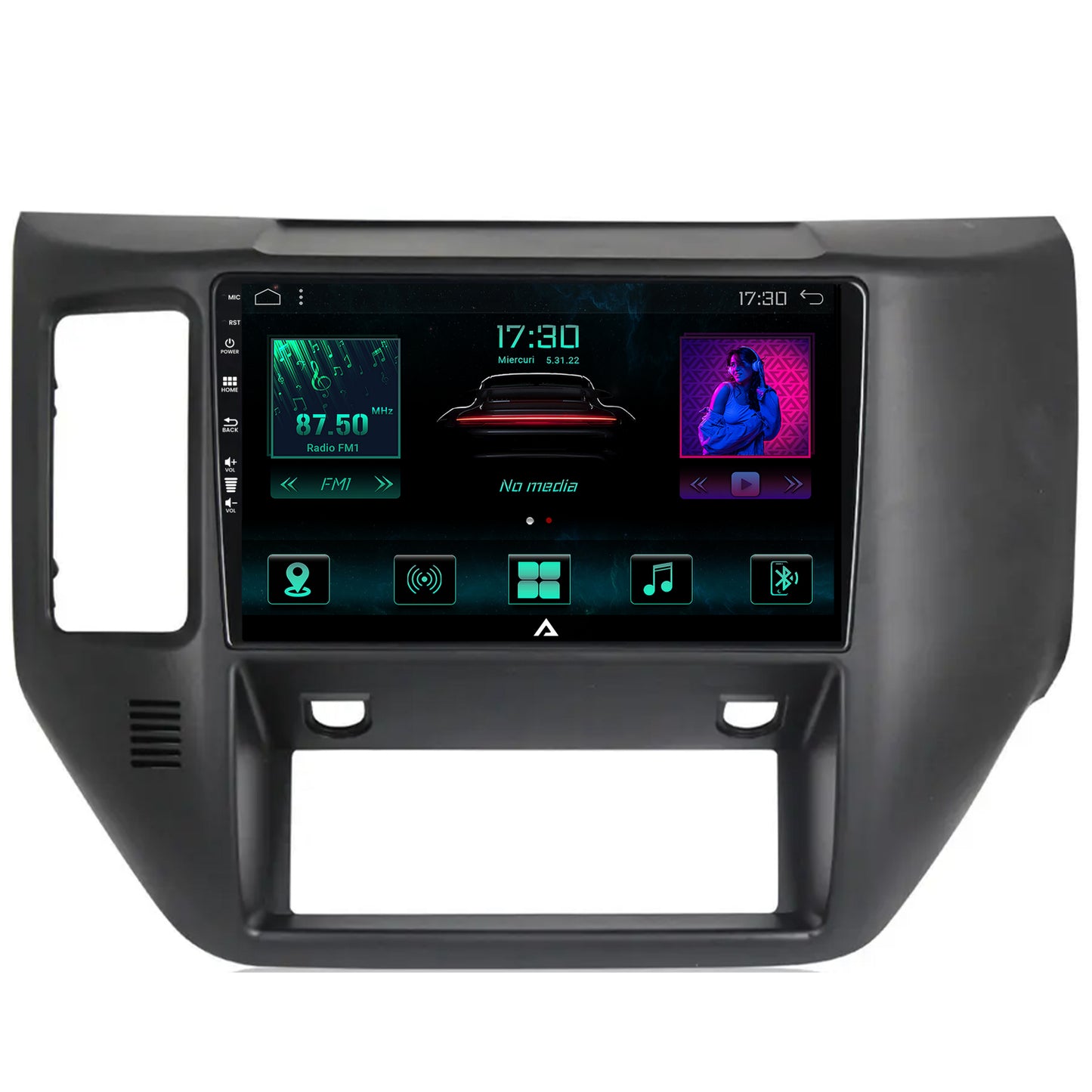 Navigatie Nissan Patrol (2004-2012), Android, A-Octacore / 4GB RAM + 64GB ROM, 9 Inch - AD-BGA9004+AD-BGRKIT166V2