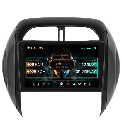 Navigatie Toyota RAV4 (2003-2005), Android, V-Octacore / 4GB RAM + 64GB ROM, 9.5 Inch - AD-BGV9004+AD-BGRKIT109V4