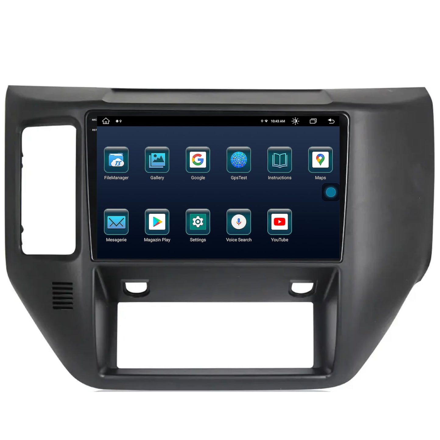 Navigatie Nissan Patrol (2004-2012), Android, X-Octacore / 8GB RAM + 256GB ROM, 9.5 Inch - AD-BGX9008+AD-BGRKIT166V2