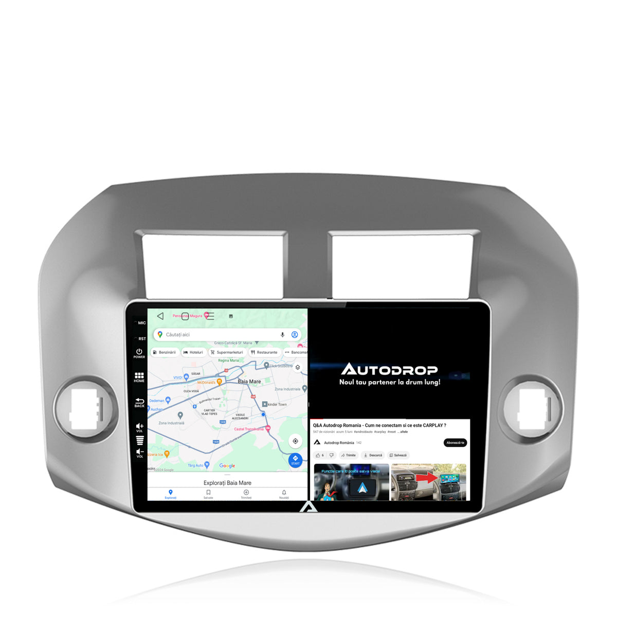 Navigatie Toyota RAV4 (2005-2013), Android, E-Octacore / 2GB RAM + 32GB ROM, 10.1 Inch - AD-BGE10002+AD-BGRKIT069A