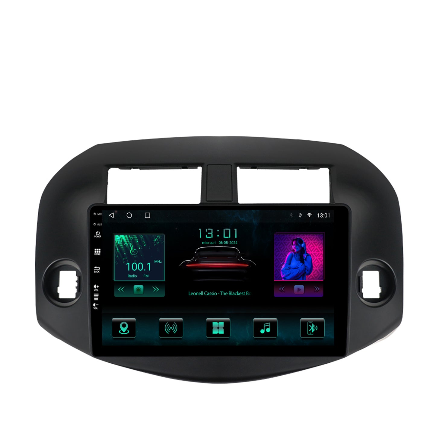 Navigatie Toyota RAV4 (2005-2013), Android, A-Octacore / 4GB RAM + 64GB ROM, 10.1 Inch - AD-BGA10004+AD-BGRKIT069B