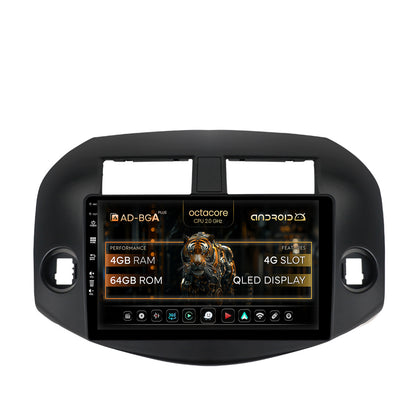 Navigatie Toyota RAV4 (2005-2013), Android, A-Octacore / 4GB RAM + 64GB ROM, 10.1 Inch - AD-BGA10004+AD-BGRKIT069B