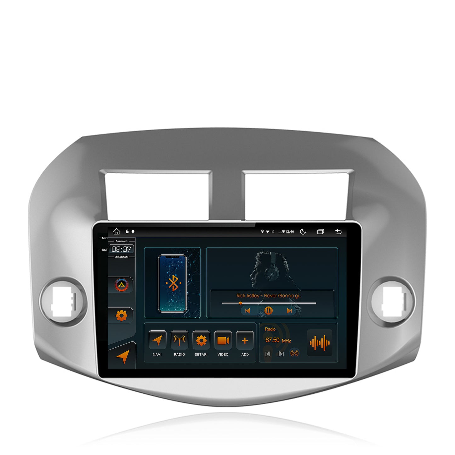 Navigatie Toyota RAV4 (2005-2013), Android, V-Octacore / 4GB RAM + 64GB ROM, 10.36 Inch - AD-BGV10004+AD-BGRKIT069A