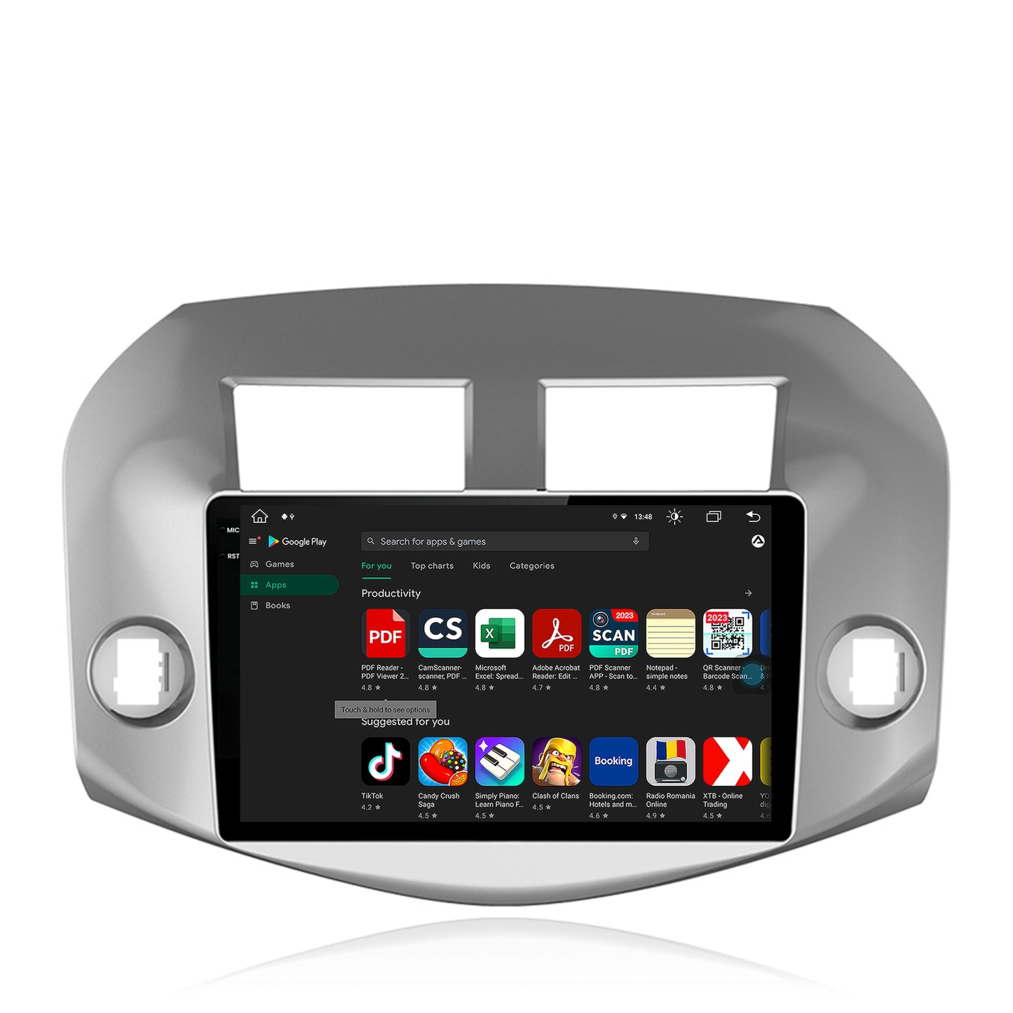 Navigatie Toyota RAV4 (2005-2013), Android, V-Octacore / 4GB RAM + 64GB ROM, 10.36 Inch - AD-BGV10004+AD-BGRKIT069A