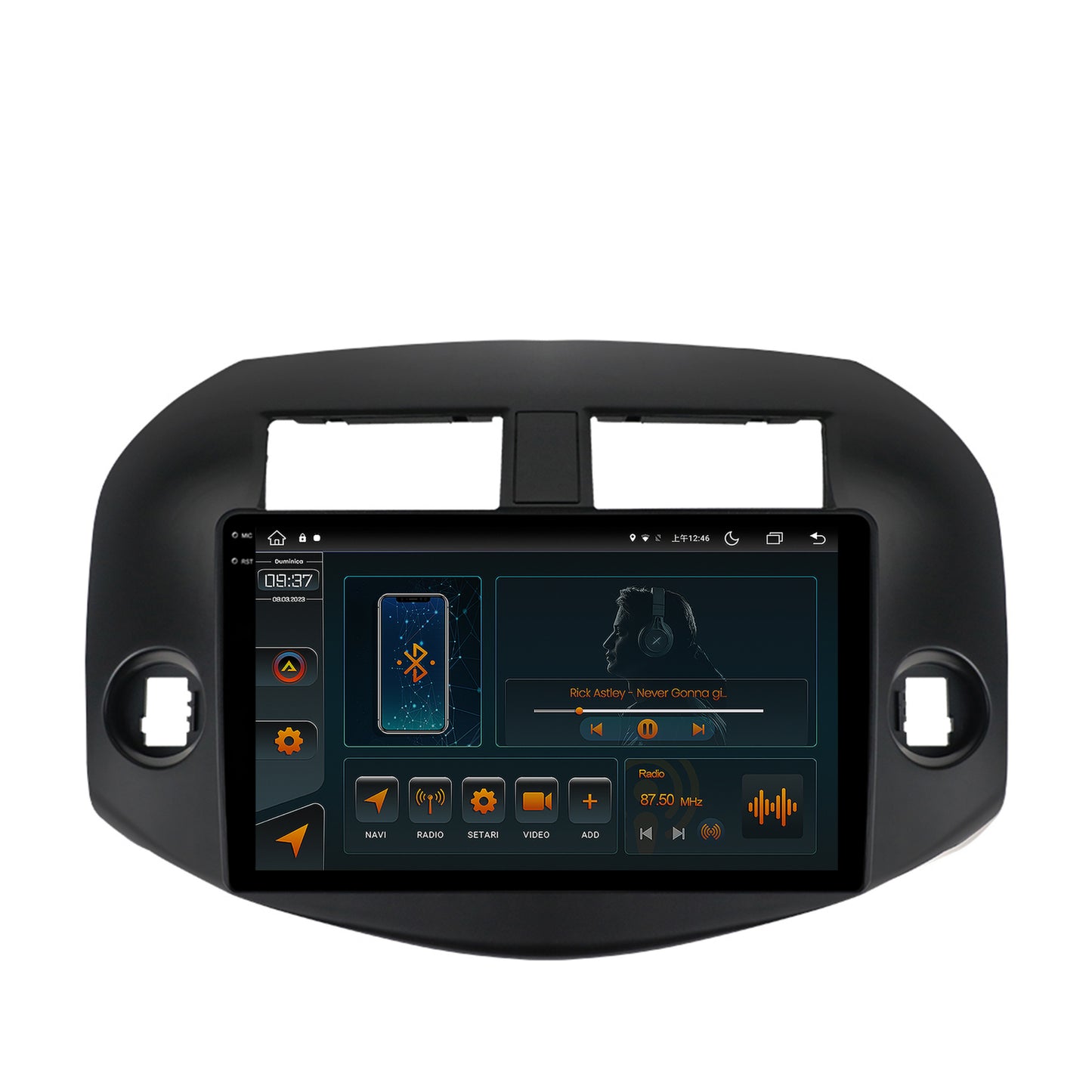 Navigatie Toyota RAV4 (2005-2013), Android, V-Octacore / 4GB RAM + 64GB ROM, 10.36 Inch - AD-BGV10004+AD-BGRKIT069B