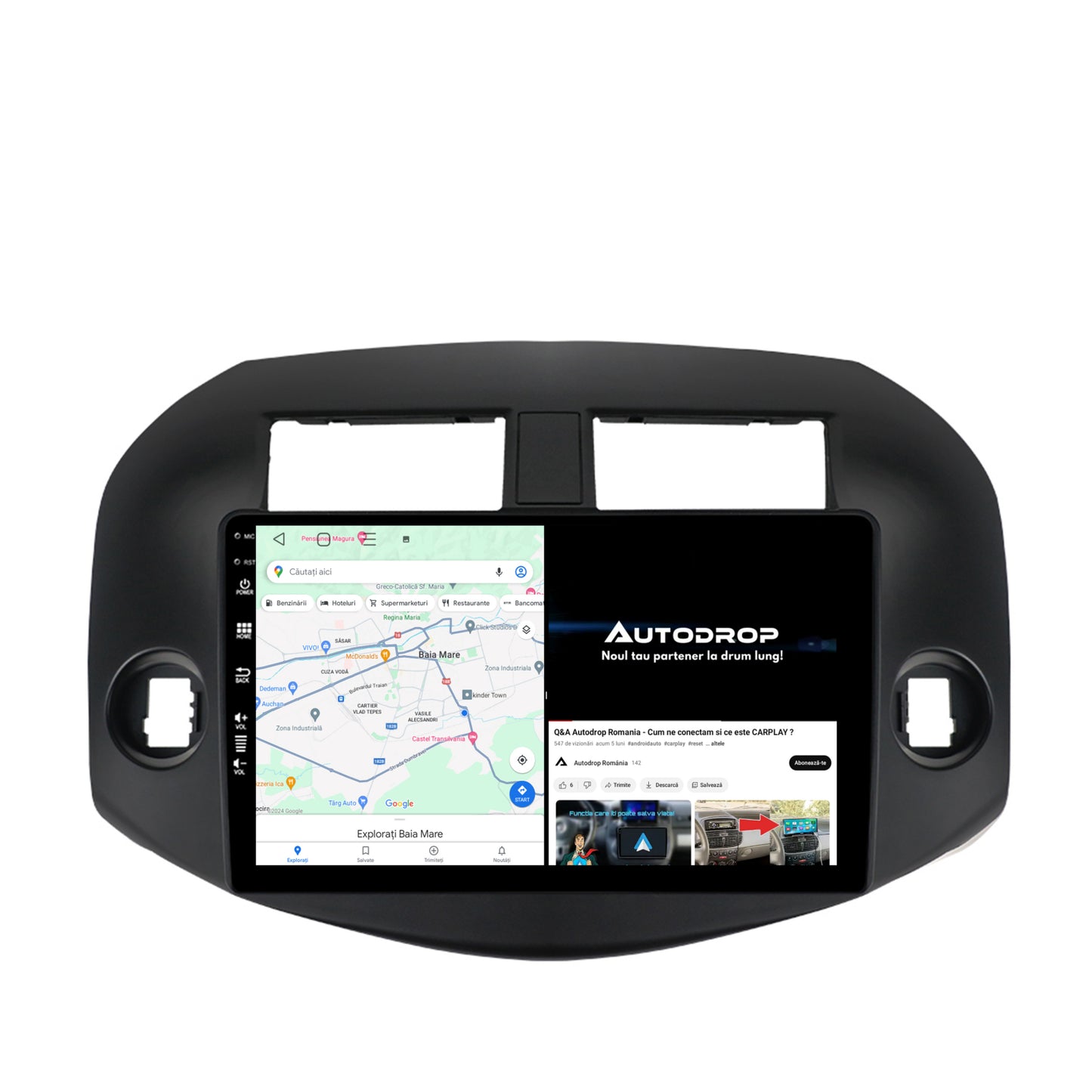 Navigatie Toyota RAV4 (2006-2013), Android, P-Octacore / 2GB RAM + 32GB ROM, 10.1 Inch - AD-BGP10002+AD-BGRKIT069B