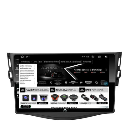 Navigatie Toyota RAV4 (2006-2013), Android, Z-Octacore / 8GB RAM + 256GB ROM, 9 Inch - AD-BGZ9008+AD-BGRKIT096