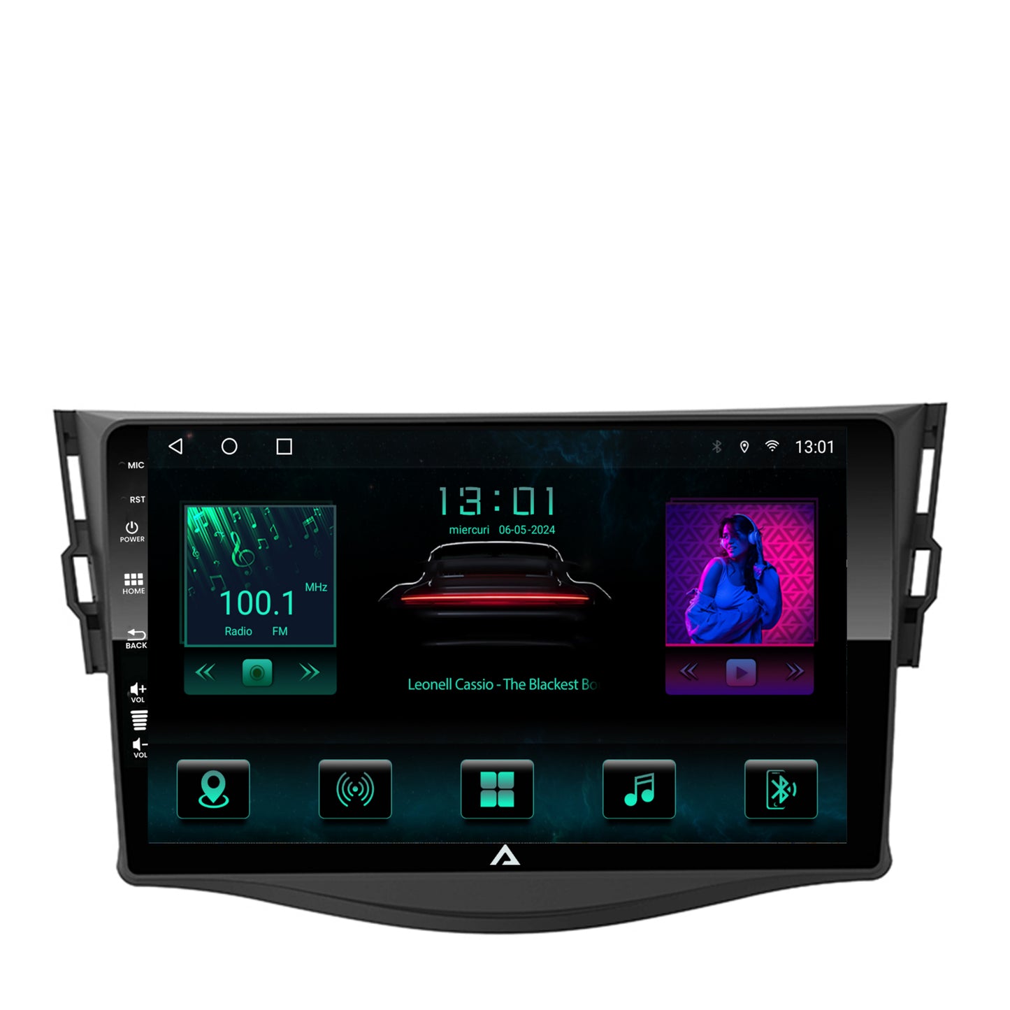 Navigatie Toyota RAV4 (2006-2013), Android, A-Octacore / 4GB RAM + 64GB ROM, 9 Inch - AD-BGA9004+AD-BGRKIT096