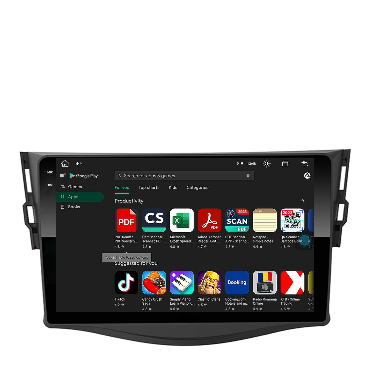Navigatie Toyota RAV4 (2006-2013), Android, V-Octacore / 4GB RAM + 64GB ROM, 9.5 Inch - AD-BGV9004+AD-BGRKIT096