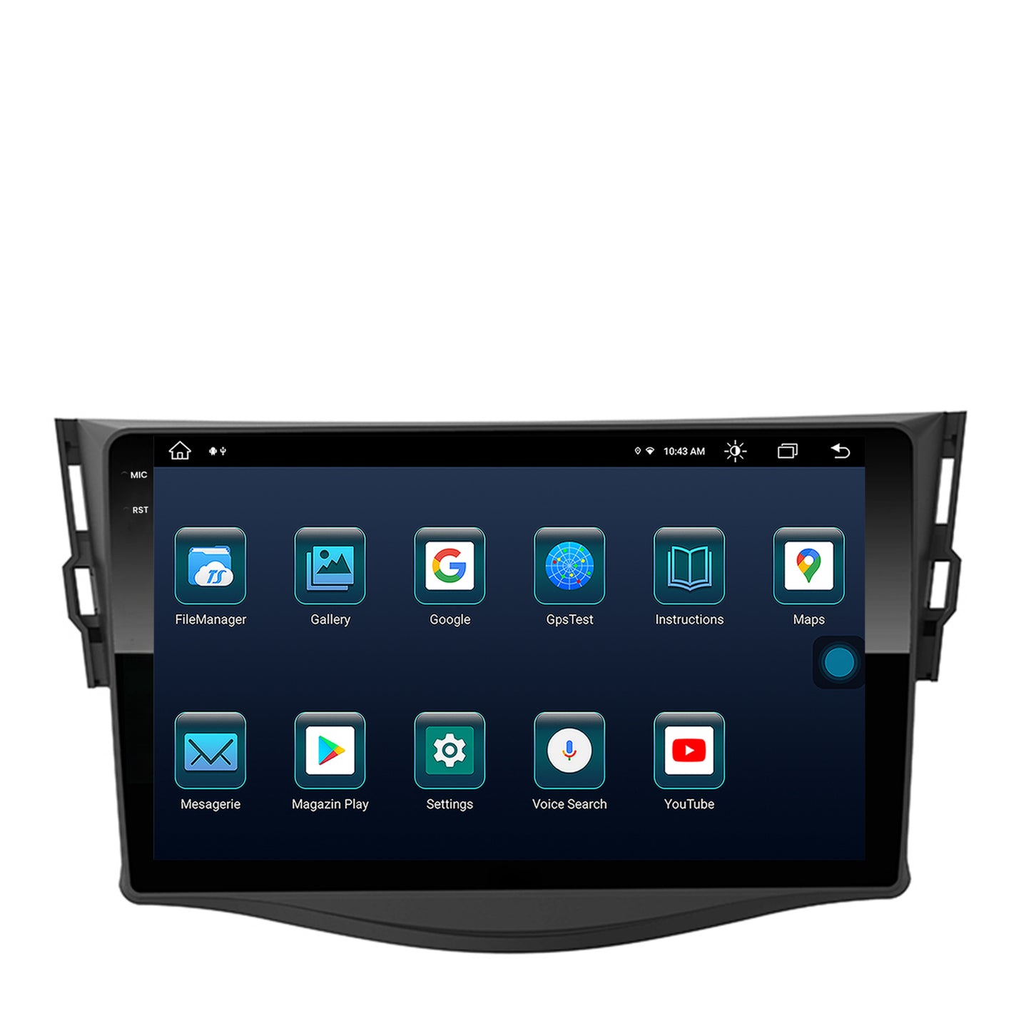 Navigatie Toyota RAV4 (2006-2013), Android, X-Octacore / 8GB RAM + 256GB ROM, 9.5 Inch - AD-BGX9008+AD-BGRKIT096