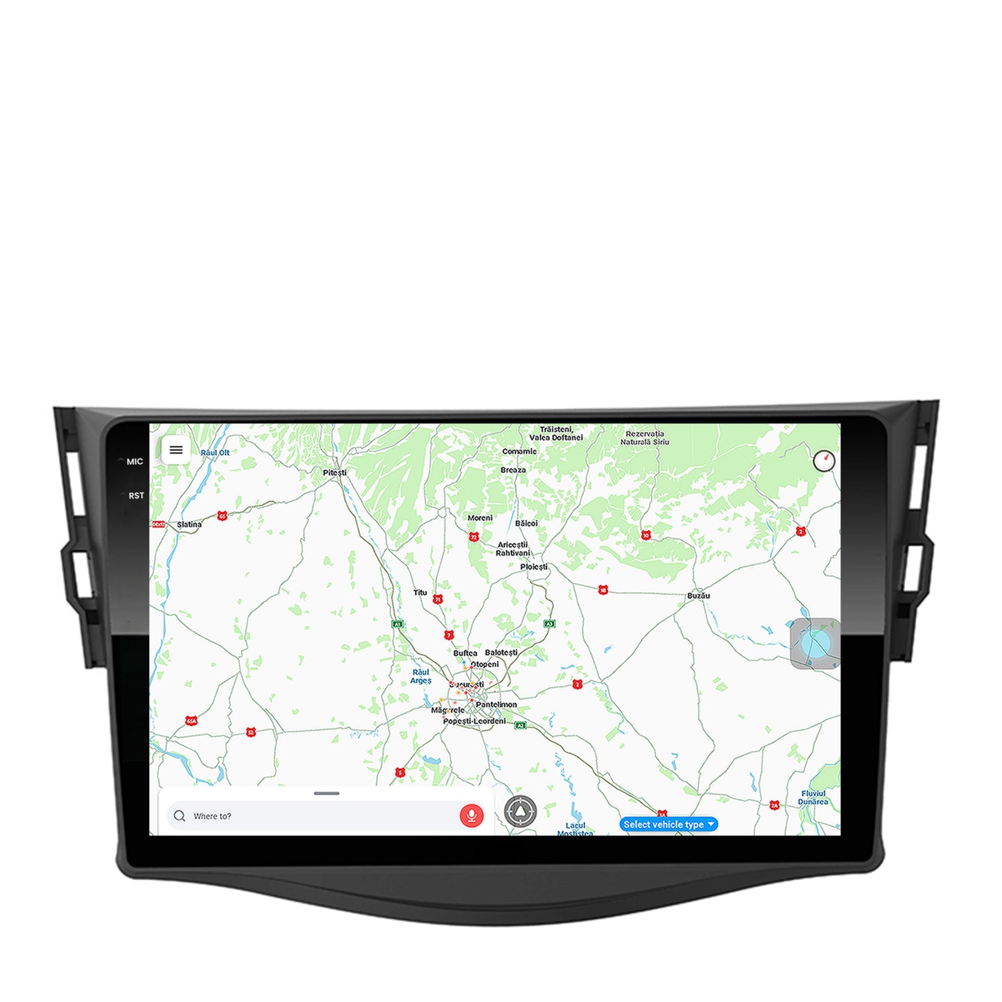 Navigatie Toyota RAV4 (2006-2013), Android, X-Octacore / 8GB RAM + 256GB ROM, 9.5 Inch - AD-BGX9008+AD-BGRKIT096