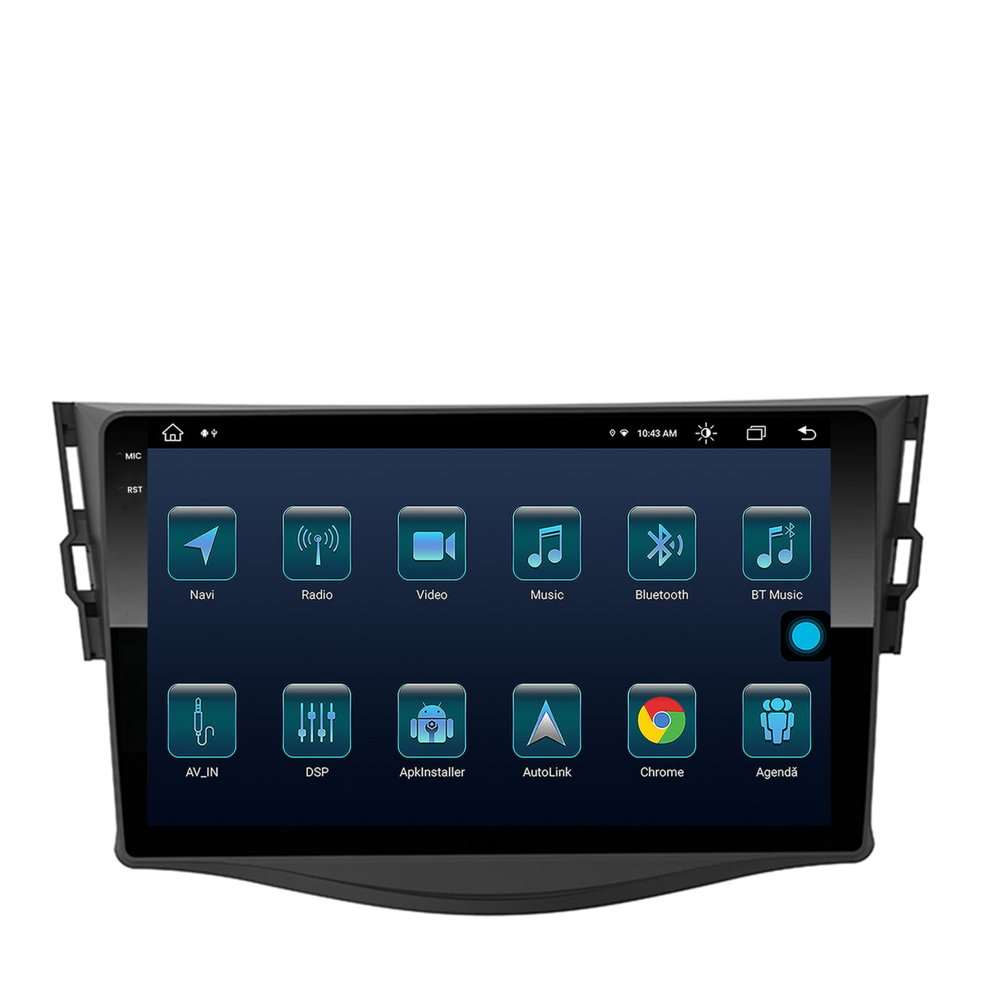 Navigatie Toyota RAV4 (2006-2013), Android, X-Octacore / 8GB RAM + 256GB ROM, 9.5 Inch - AD-BGX9008+AD-BGRKIT096