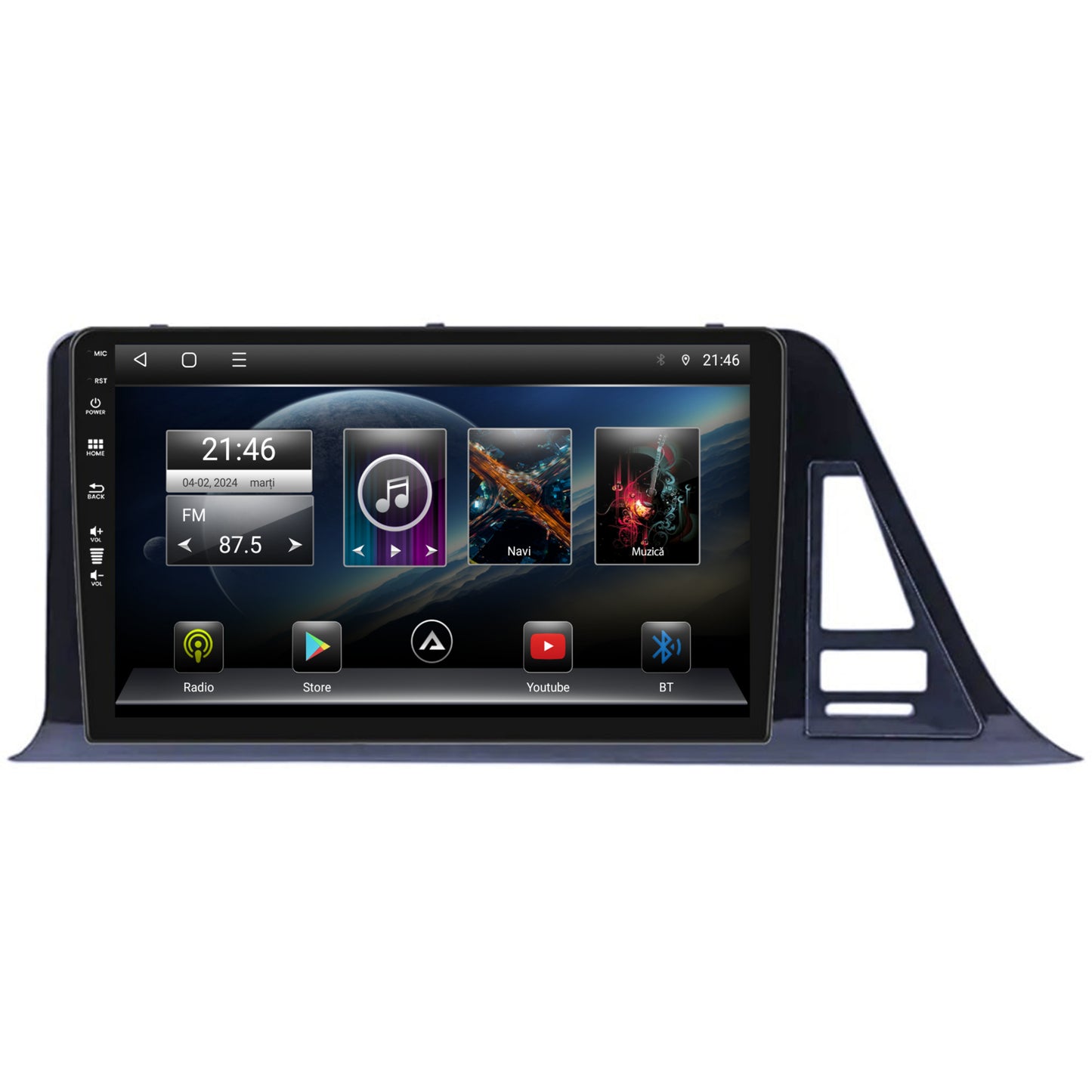 Navigatie Toyota Toyota C-HR (2016-2020), Android, E-Octacore / 2GB RAM + 32GB ROM, 9 Inch - AD-BGE9002+AD-BGRKIT073
