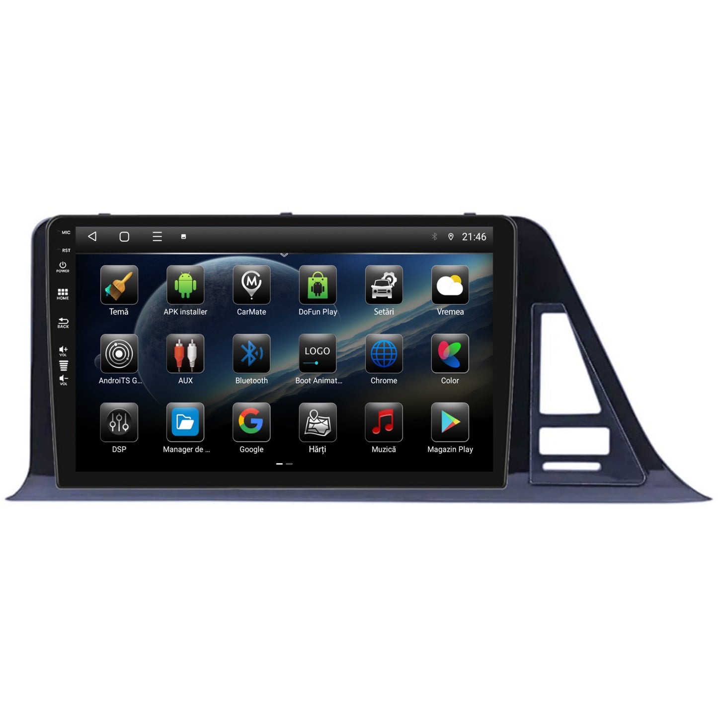 Navigatie Toyota C-HR (2016-2020), Android, P-Octacore / 2GB RAM + 32GB ROM, 9 Inch - AD-BGP9002+AD-BGRKIT073