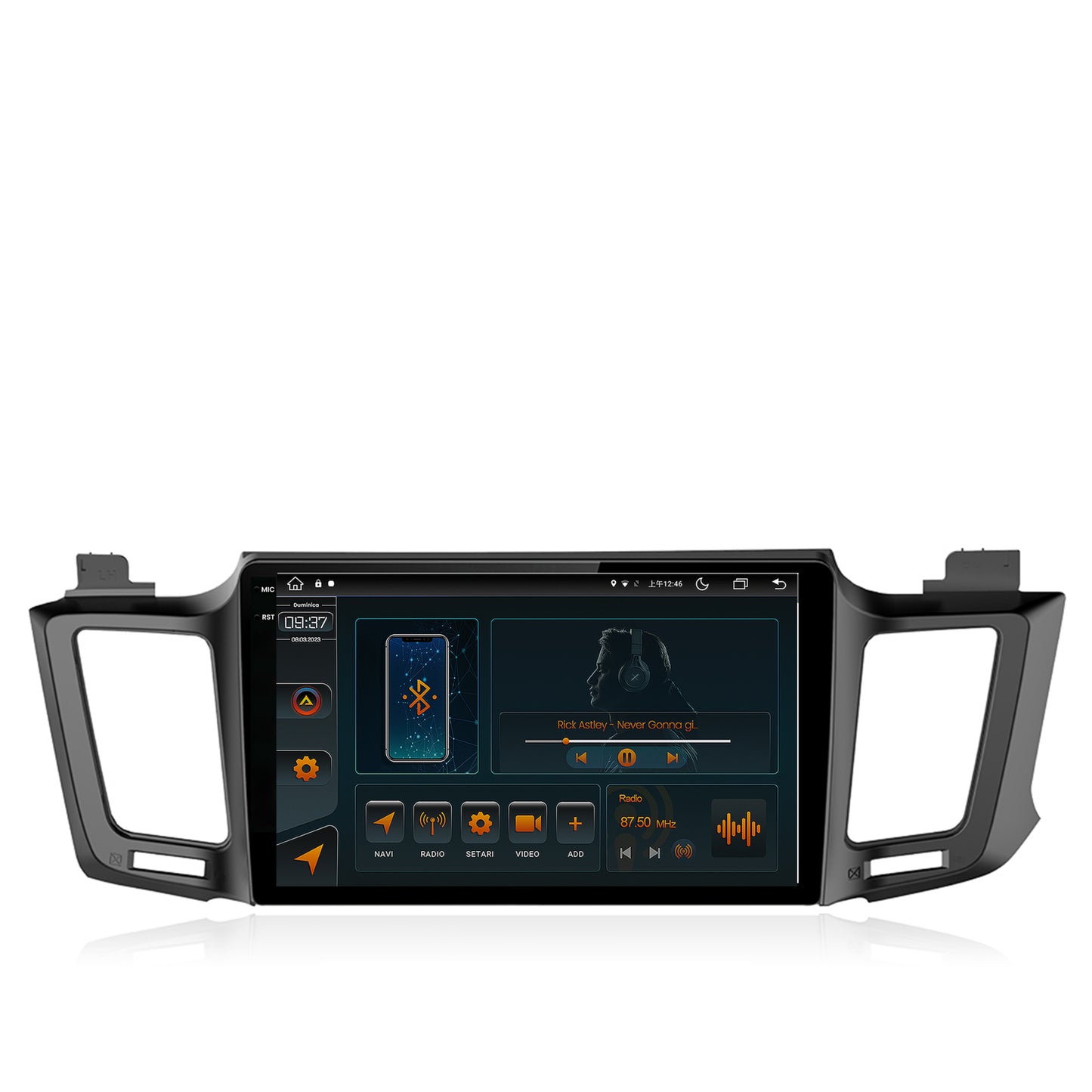 Navigatie Toyota RAV4 (2013-2018), Android, V-Octacore / 4GB RAM + 64GB ROM, 10.36 Inch - AD-BGV10004+AD-BGRKIT060