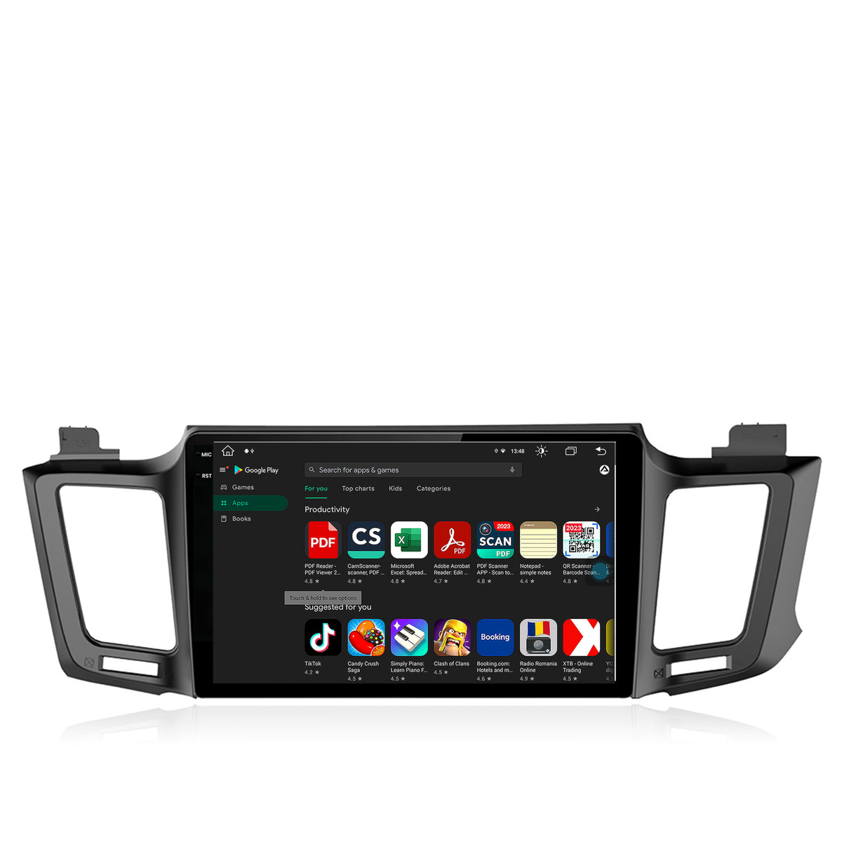 Navigatie Toyota RAV4 (2013-2018), Android, V-Octacore / 4GB RAM + 64GB ROM, 10.36 Inch - AD-BGV10004+AD-BGRKIT060