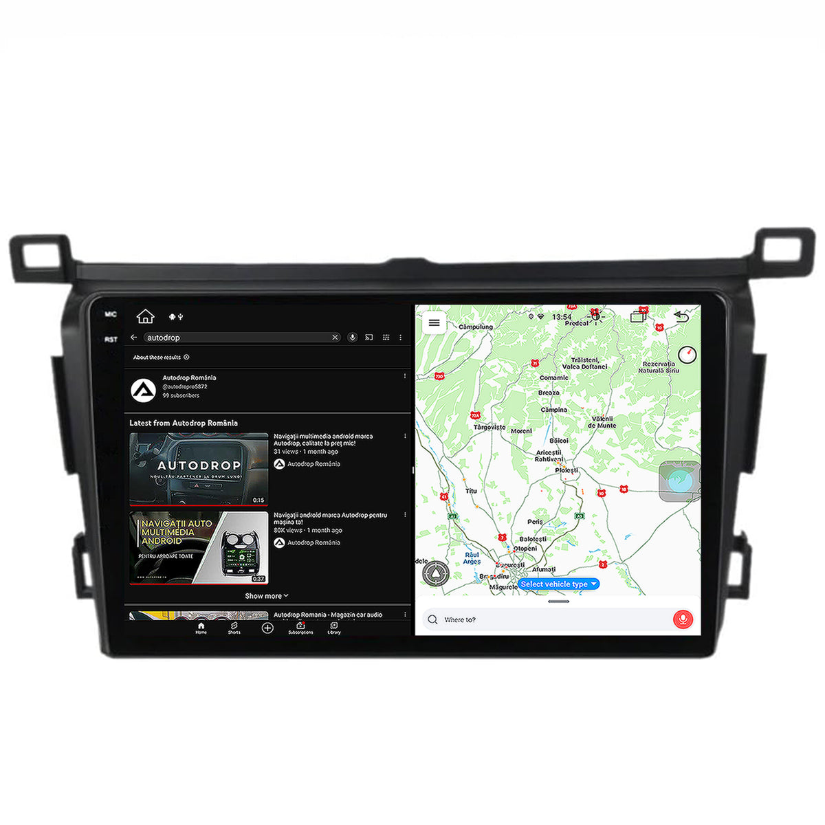Navigatie Toyota RAV4 (2013-2018), Android, X-Octacore / 8GB RAM + 256GB ROM, 9.5 Inch - AD-BGX9008+AD-BGRKIT092