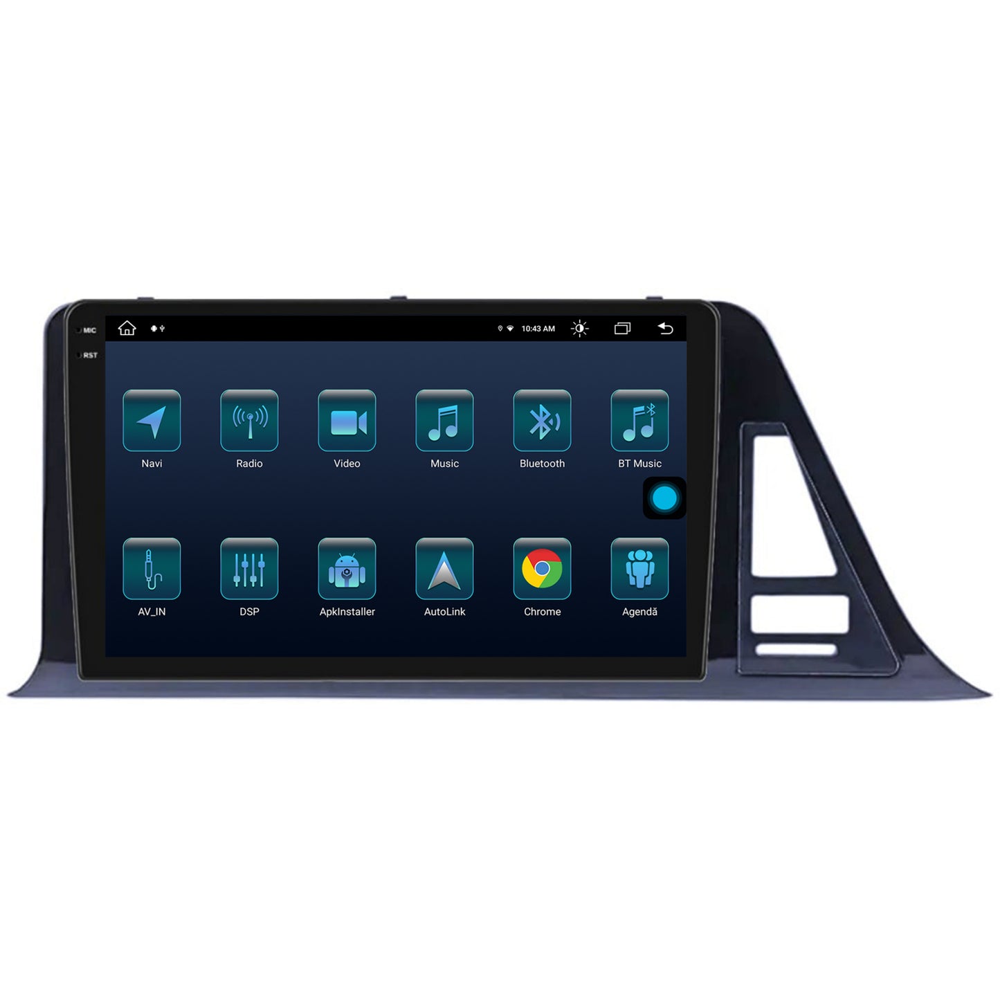 Navigatie Toyota C-HR (2016-2020), Android, X-Octacore / 8GB RAM + 256GB ROM, 9.5 Inch - AD-BGX9008+AD-BGRKIT073