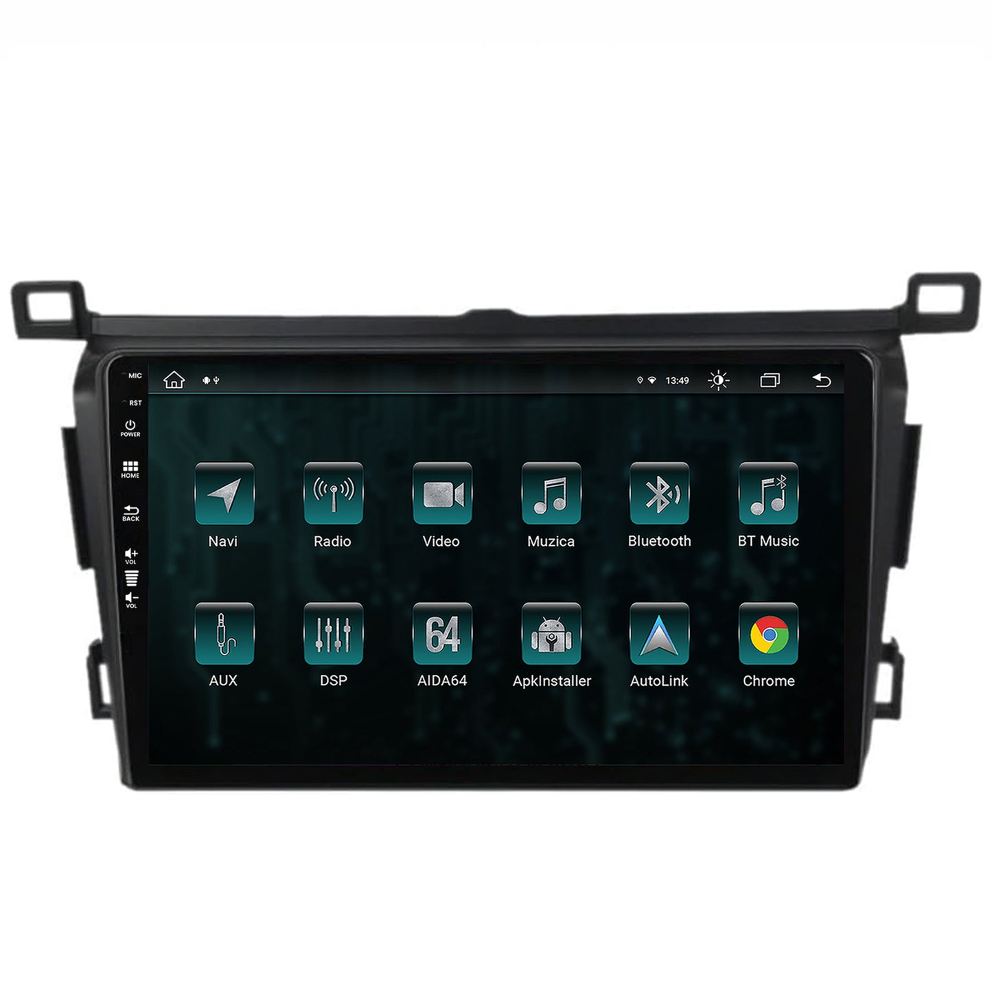 Navigatie Toyota RAV4 (2013-2018), Android, Z-Octacore / 8GB RAM + 256GB ROM, 9 Inch - AD-BGZ9008+AD-BGA10002+AD-BGRKIT092