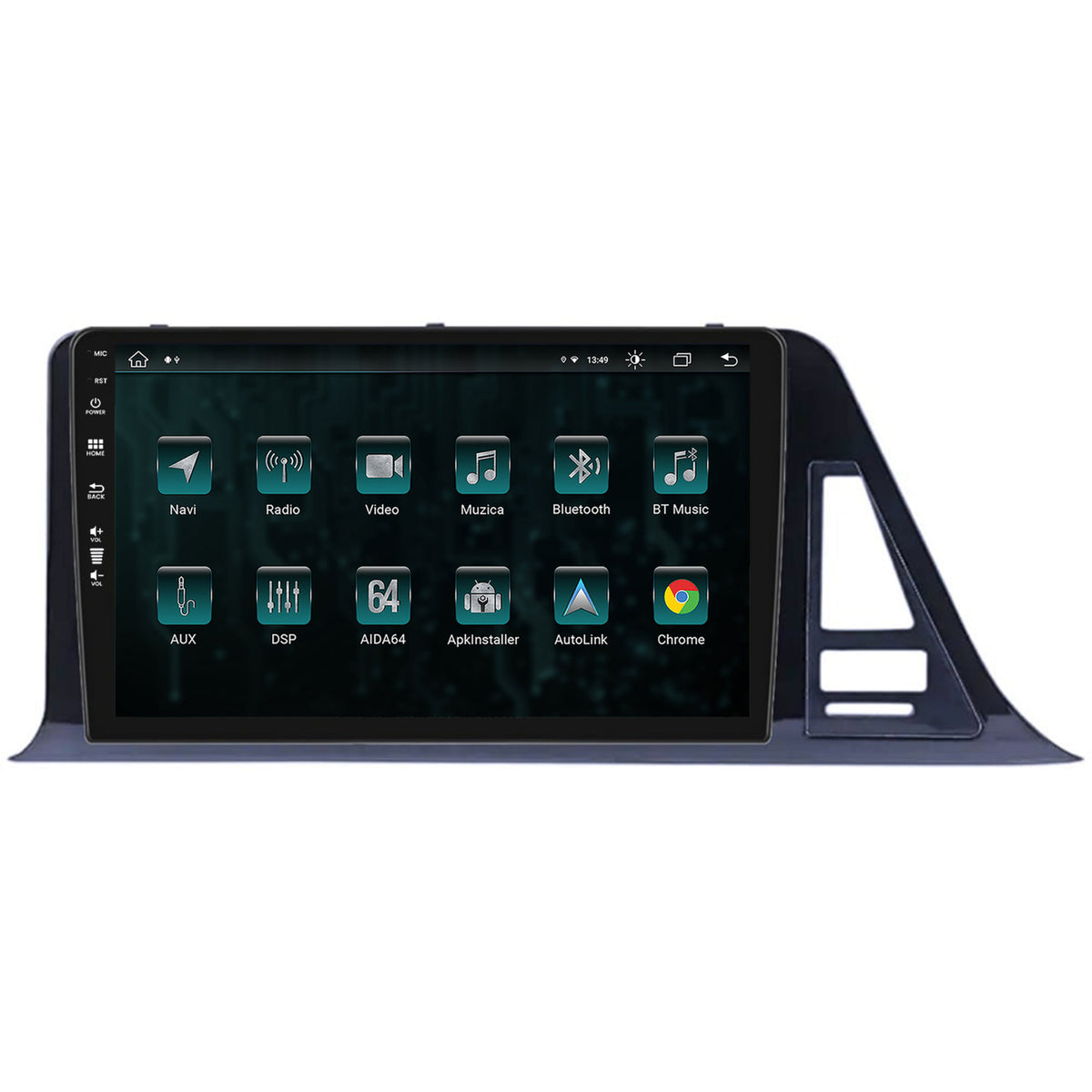 Navigatie Toyota C-HR (2016-2020), Android, Z-Octacore / 8GB RAM + 256GB ROM, 9 Inch - AD-BGZ9008+AD-BGA10002+AD-BGRKIT073