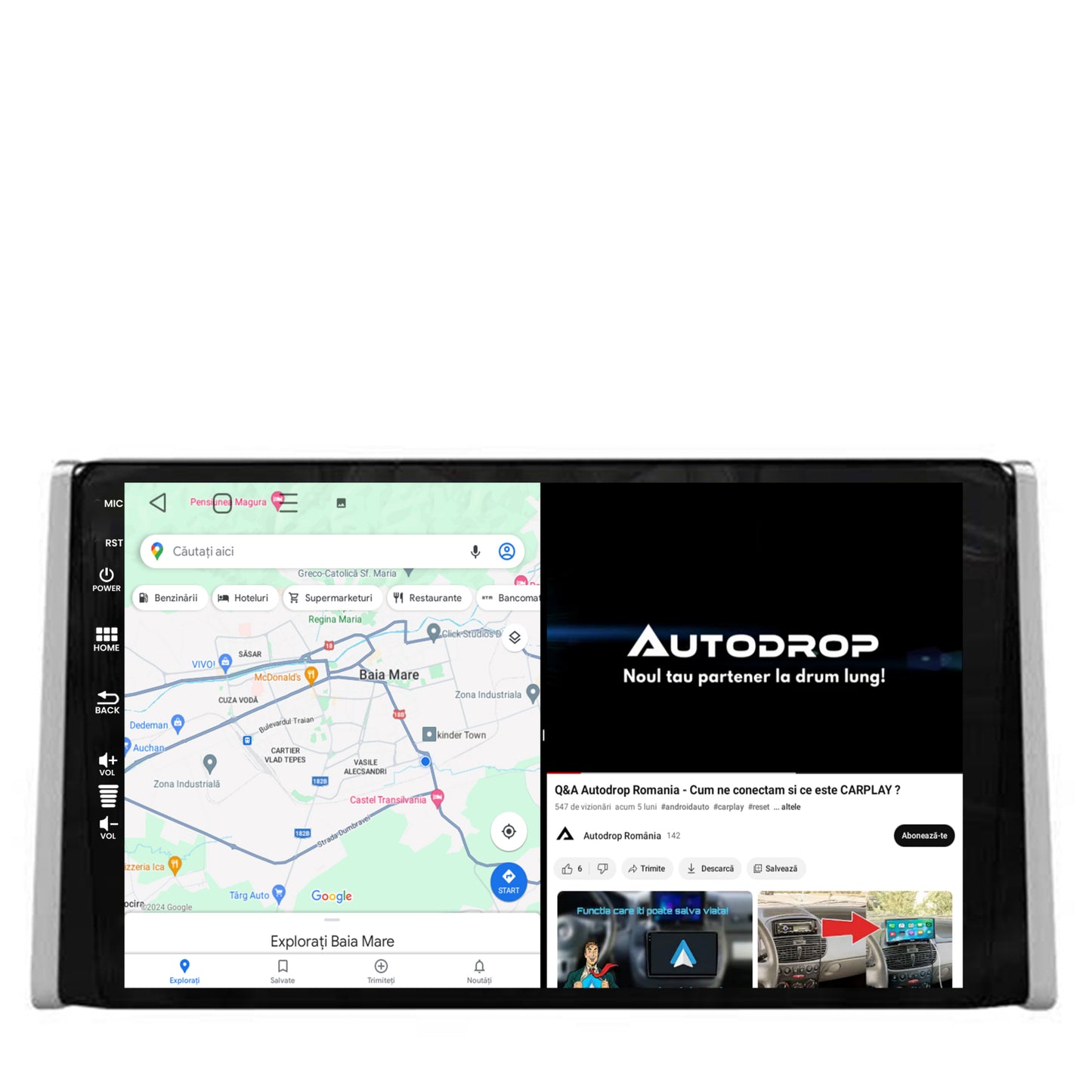 Navigatie Toyota RAV4 (2018+), Android, E-Octacore / 2GB RAM + 32GB ROM, 9 Inch - AD-BGE9002+AD-BGRKIT098