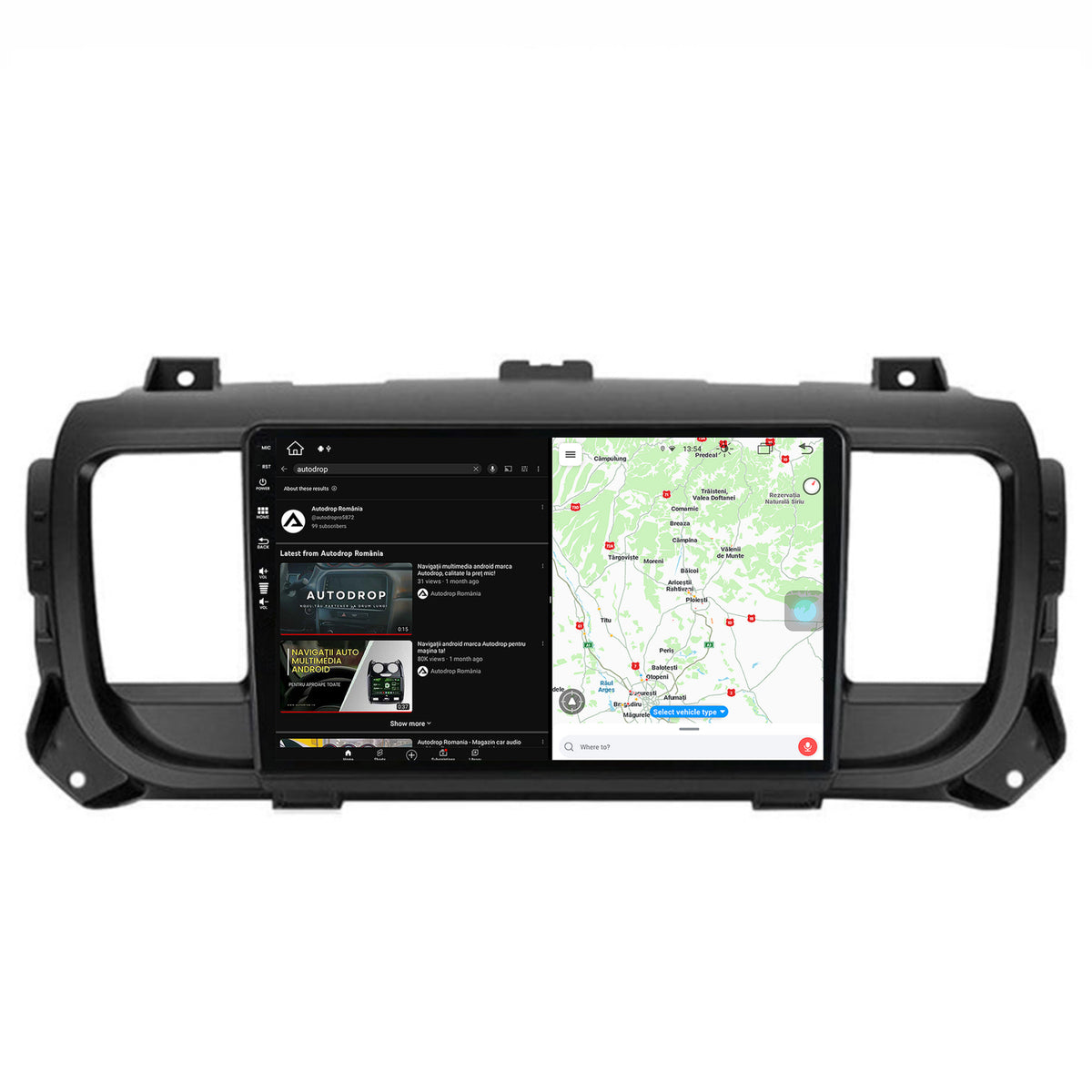 Navigatie Toyota Proace (2016+), Android, Z-Octacore / 8GB RAM + 256GB ROM, 9 Inch - AD-BGZ9008+AD-BGRKIT065V2
