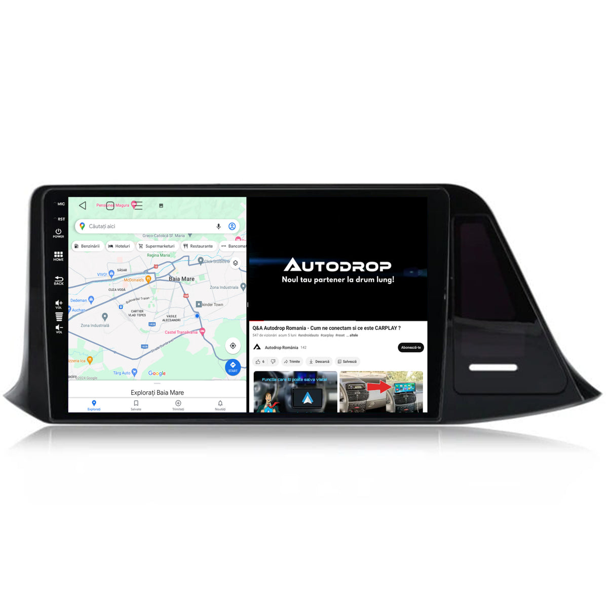 Navigatie Toyota Toyota C-HR (2016-2020), Android, E-Octacore / 2GB RAM + 32GB ROM, 9 Inch - AD-BGE9002+AD-BGRKIT074