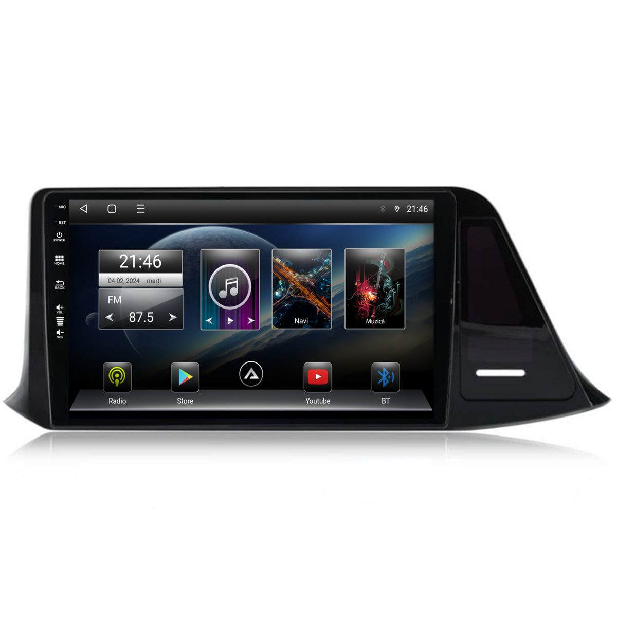 Navigatie Toyota Toyota C-HR (2016-2020), Android, E-Octacore / 2GB RAM + 32GB ROM, 9 Inch - AD-BGE9002+AD-BGRKIT074
