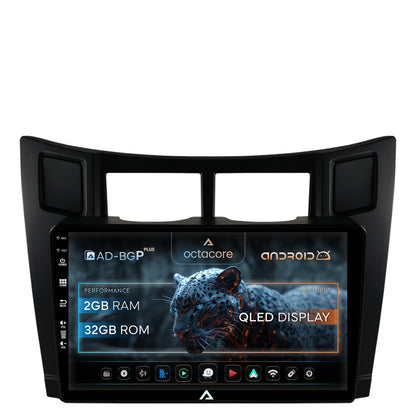 Navigatie Toyota Yaris (2005-2012), Android, P-Octacore / 2GB RAM + 32GB ROM, 9 Inch - AD-BGP9002+AD-BGRKIT103