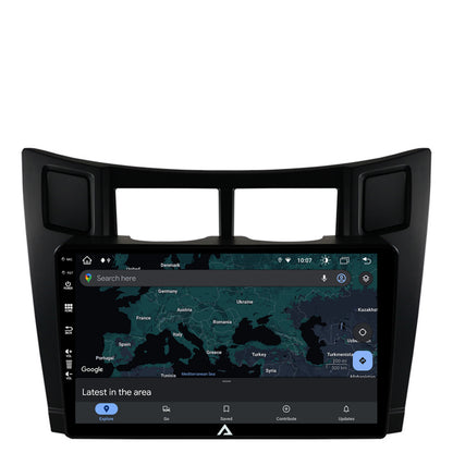Navigatie Toyota Yaris (2005-2012), Android, Z-Octacore / 8GB RAM + 256GB ROM, 9 Inch - AD-BGZ9008+AD-BGRKIT103