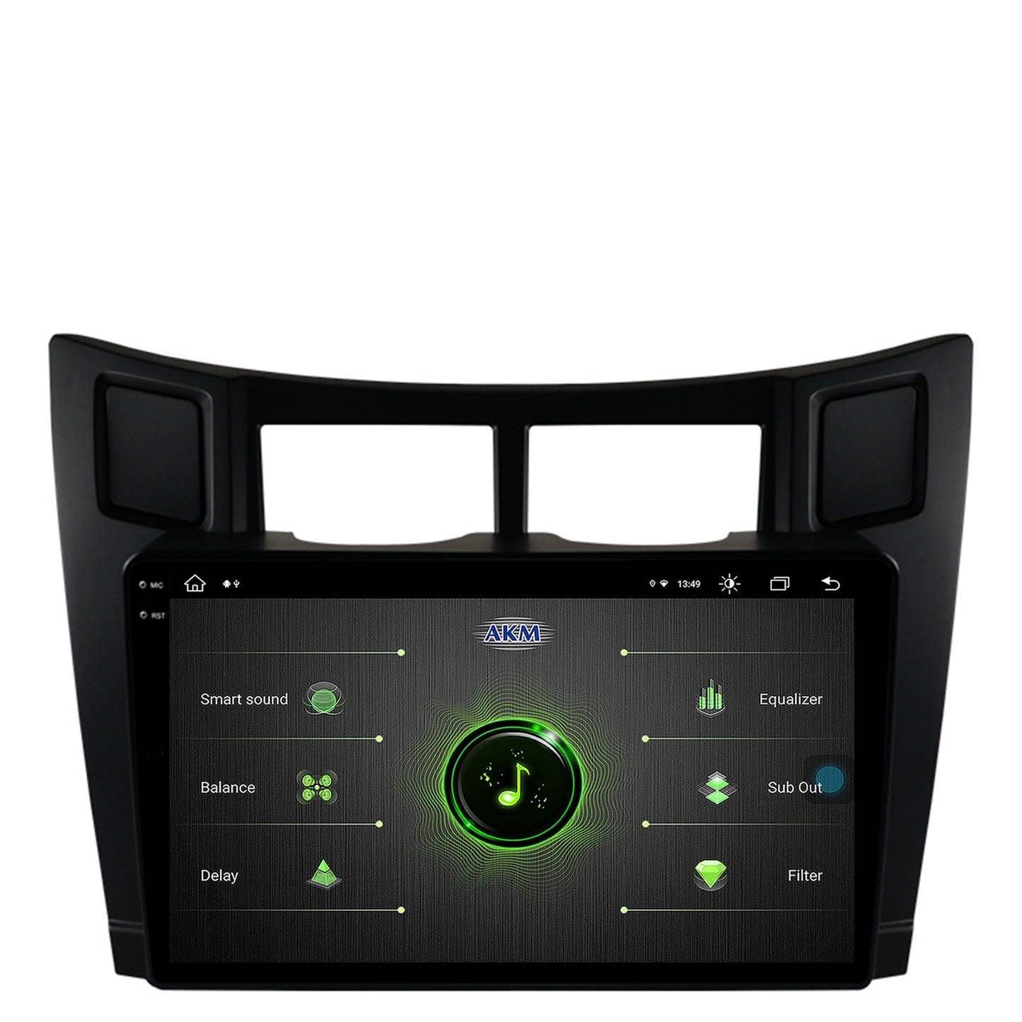 Navigatie Toyota Yaris (2005-2012), Android, V-Octacore / 4GB RAM + 64GB ROM, 9.5 Inch - AD-BGV9004+AD-BGRKIT103
