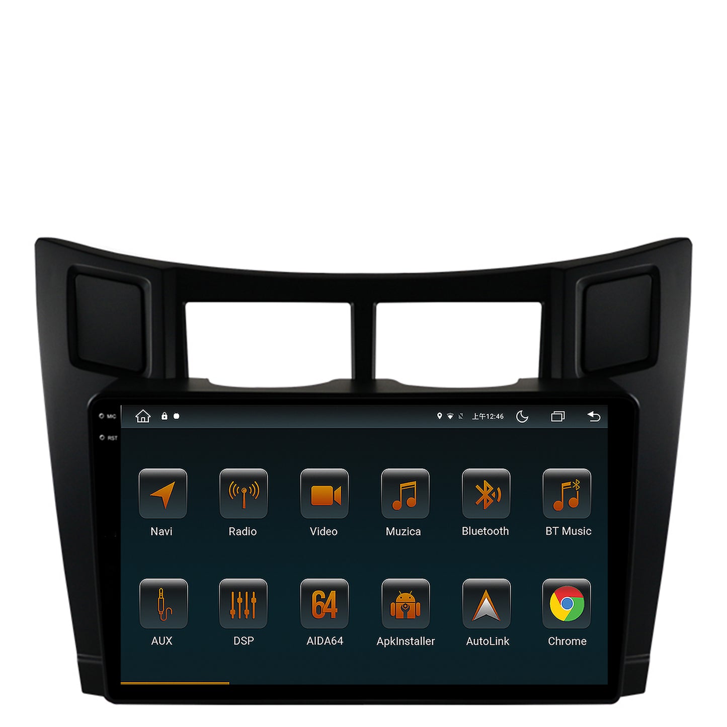 Navigatie Toyota Yaris (2005-2012), Android, V-Octacore / 4GB RAM + 64GB ROM, 9.5 Inch - AD-BGV9004+AD-BGRKIT103